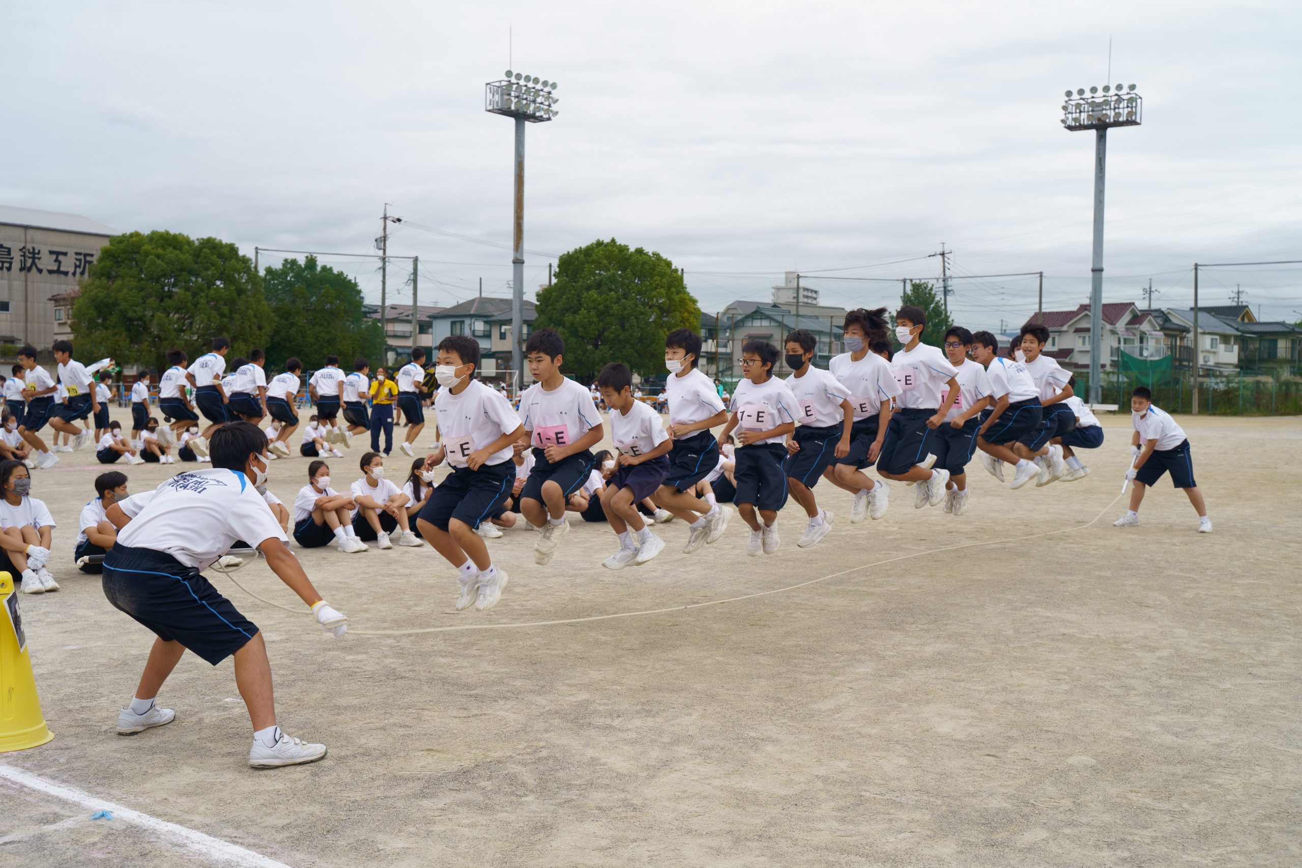 目標に向かってクラスみんなで！（体育祭大縄跳び）