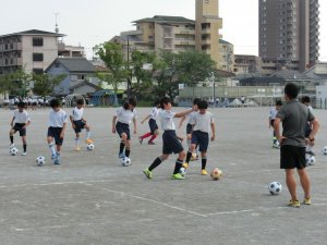 いよいよ練習開始 サッカー部